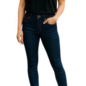 AOS Articles Of Society Sarah Skinny Fit Jeans Albright Blue Dark Wash Baddie 28